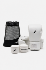 Guantes + Vendas White Edition