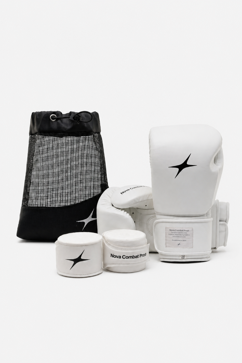 Guantes + Vendas White Edition